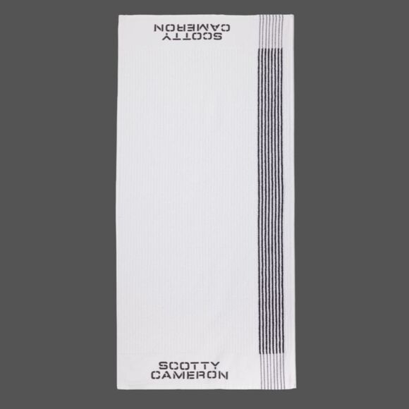 Scotty Cameron - Vintage Caddie Towel Logo Black Stripe - NEW - Picture 5 of 5